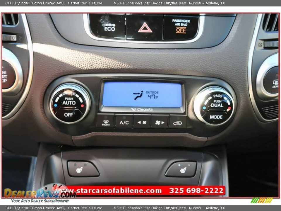 2013 Hyundai Tucson Limited AWD Garnet Red / Taupe Photo #31