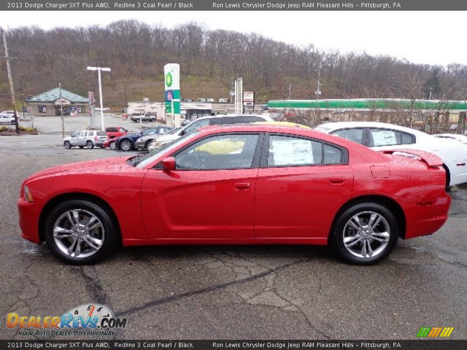 Redline 3 Coat Pearl 2013 Dodge Charger SXT Plus AWD Photo #2