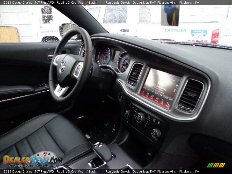 Black Interior - 2013 Dodge Charger SXT Plus AWD Photo #6