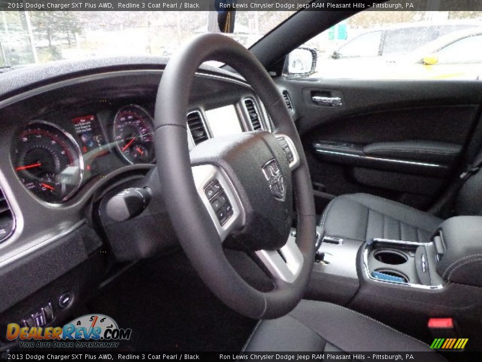 Black Interior - 2013 Dodge Charger SXT Plus AWD Photo #18