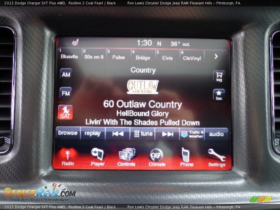 2013 Dodge Charger SXT Plus AWD Redline 3 Coat Pearl / Black Photo #19