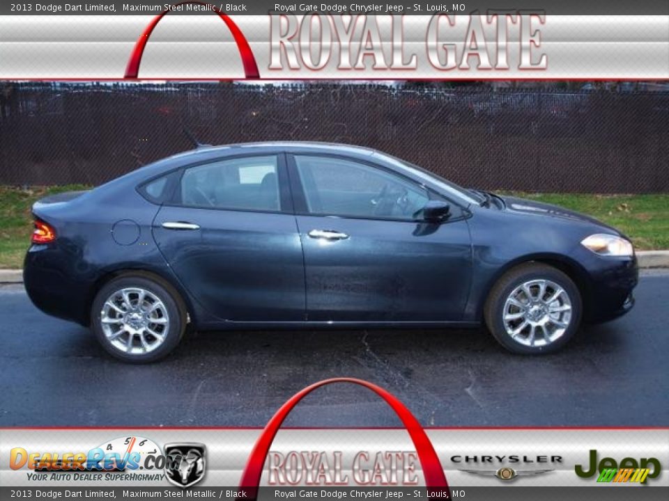 2013 Dodge Dart Limited Maximum Steel Metallic / Black Photo #1