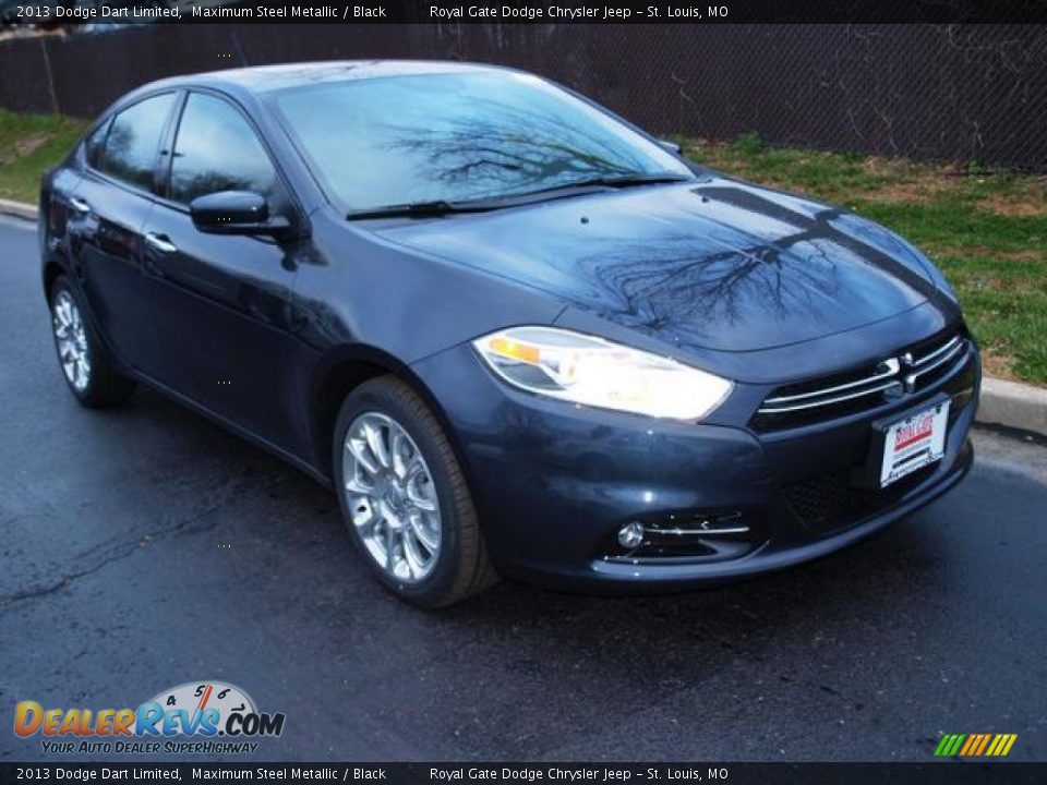 2013 Dodge Dart Limited Maximum Steel Metallic / Black Photo #2