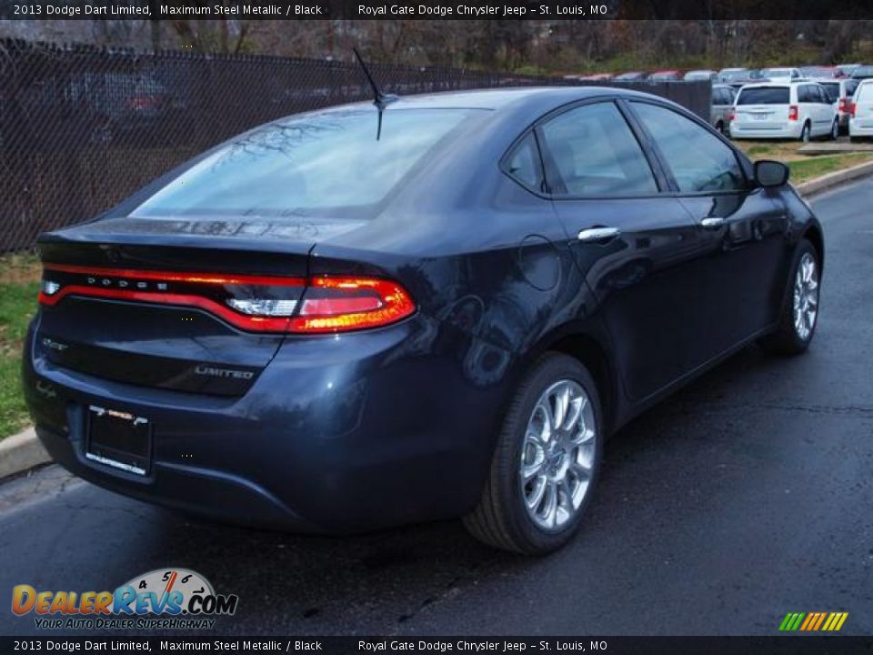 2013 Dodge Dart Limited Maximum Steel Metallic / Black Photo #3