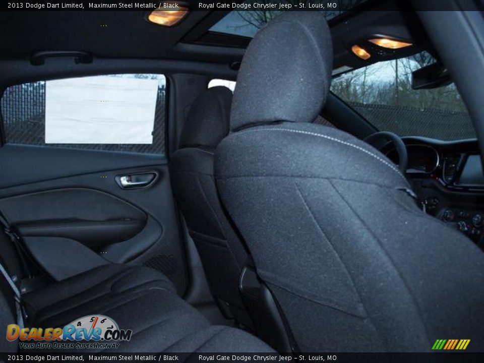 2013 Dodge Dart Limited Maximum Steel Metallic / Black Photo #4