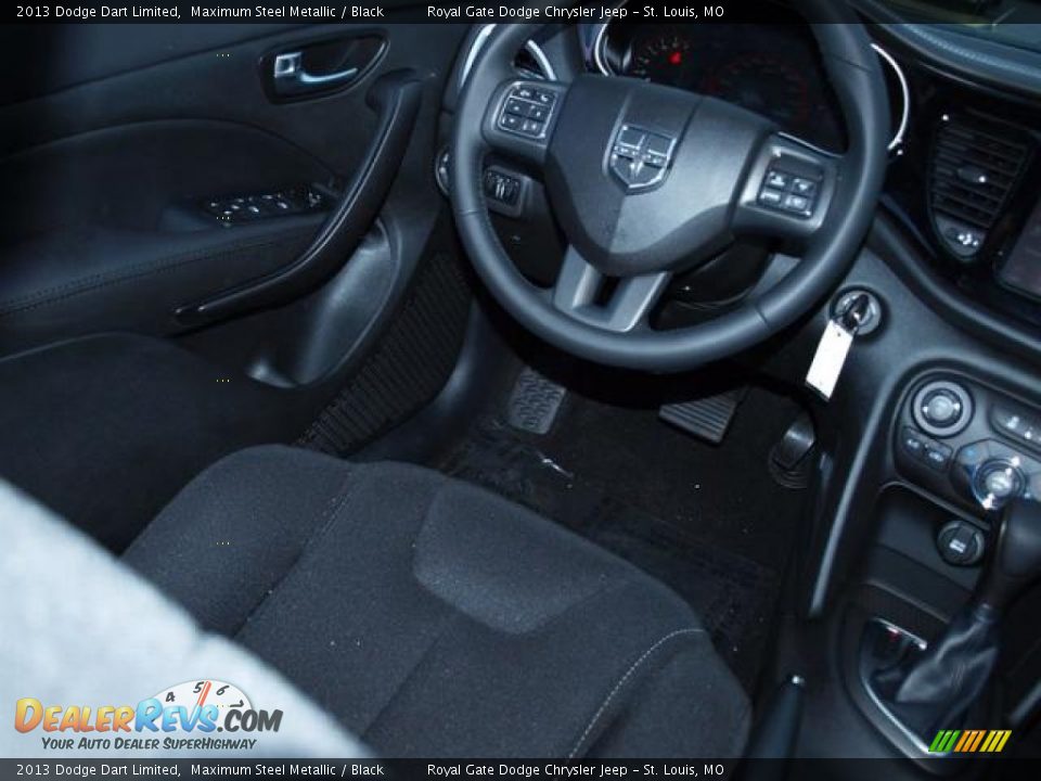 2013 Dodge Dart Limited Maximum Steel Metallic / Black Photo #6