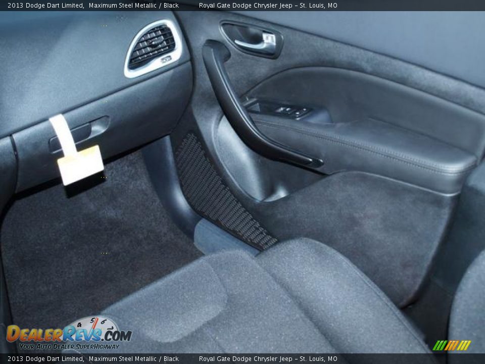 2013 Dodge Dart Limited Maximum Steel Metallic / Black Photo #8