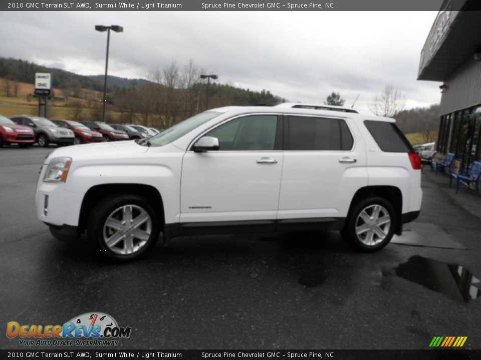 2010 GMC Terrain SLT AWD Summit White / Light Titanium Photo #2