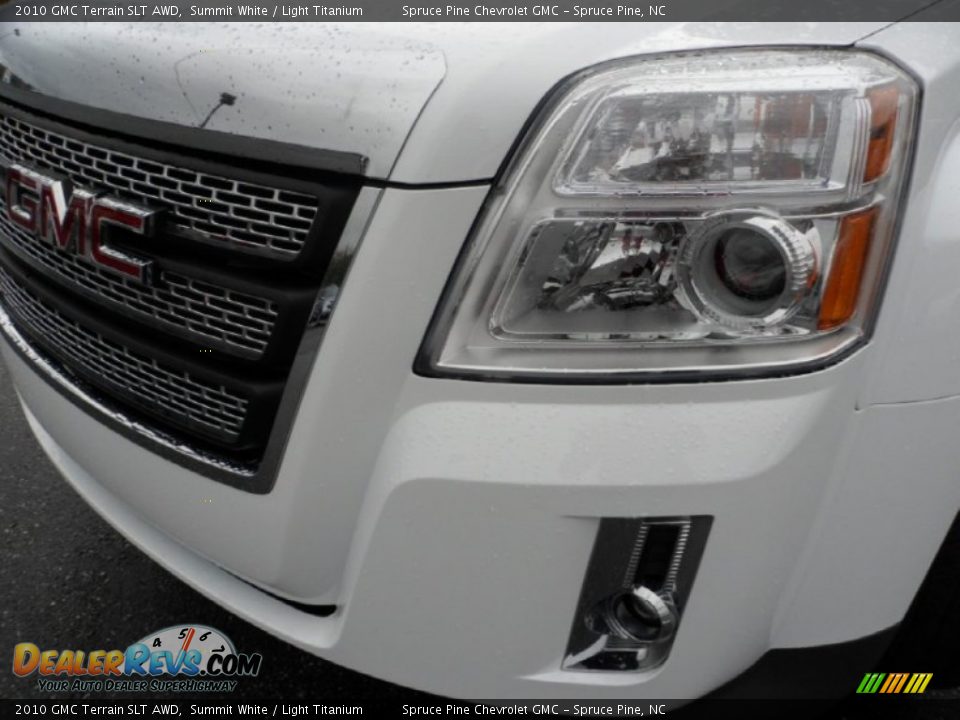 2010 GMC Terrain SLT AWD Summit White / Light Titanium Photo #9