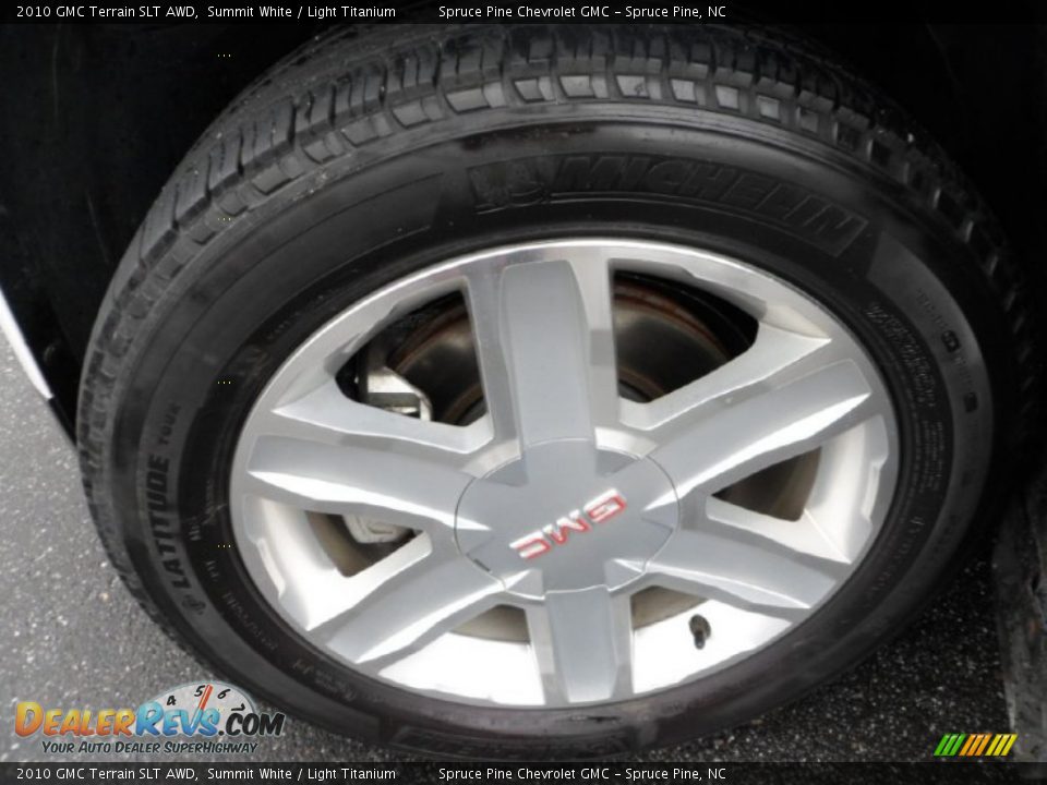 2010 GMC Terrain SLT AWD Summit White / Light Titanium Photo #10