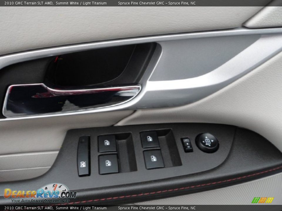2010 GMC Terrain SLT AWD Summit White / Light Titanium Photo #12