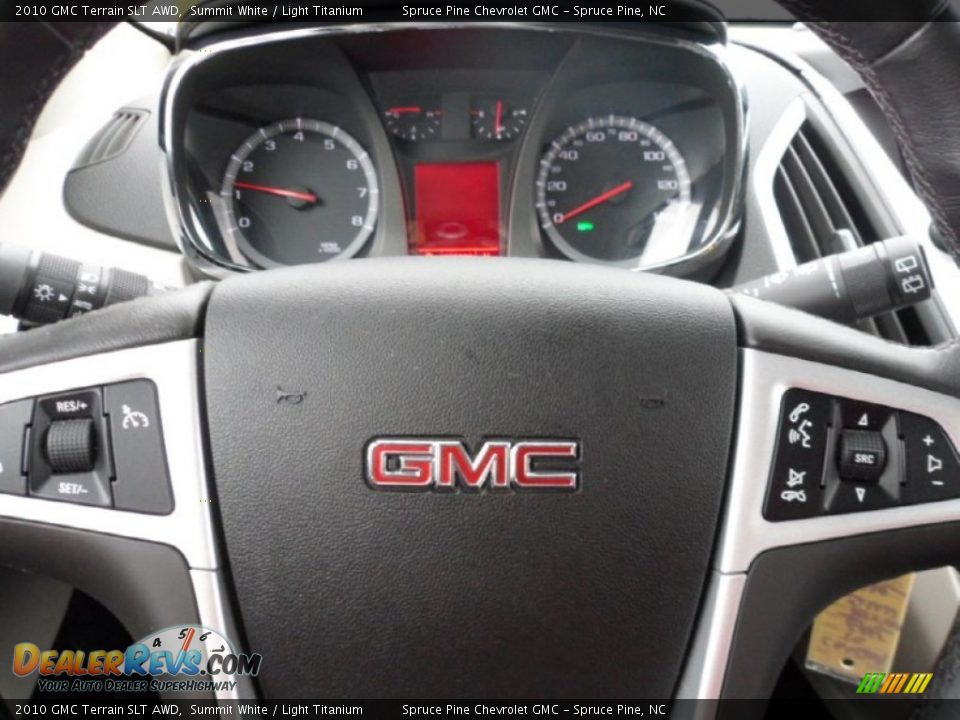 2010 GMC Terrain SLT AWD Summit White / Light Titanium Photo #15