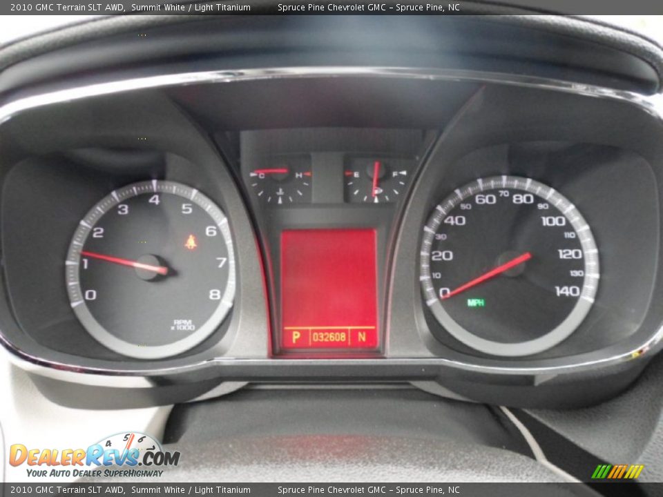 2010 GMC Terrain SLT AWD Summit White / Light Titanium Photo #16