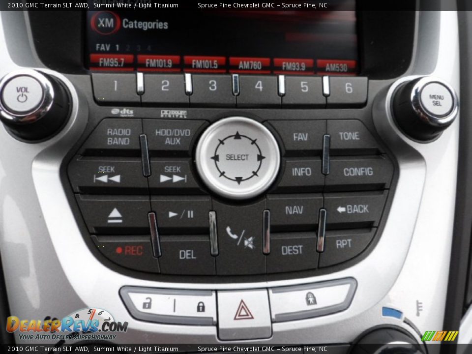 2010 GMC Terrain SLT AWD Summit White / Light Titanium Photo #20