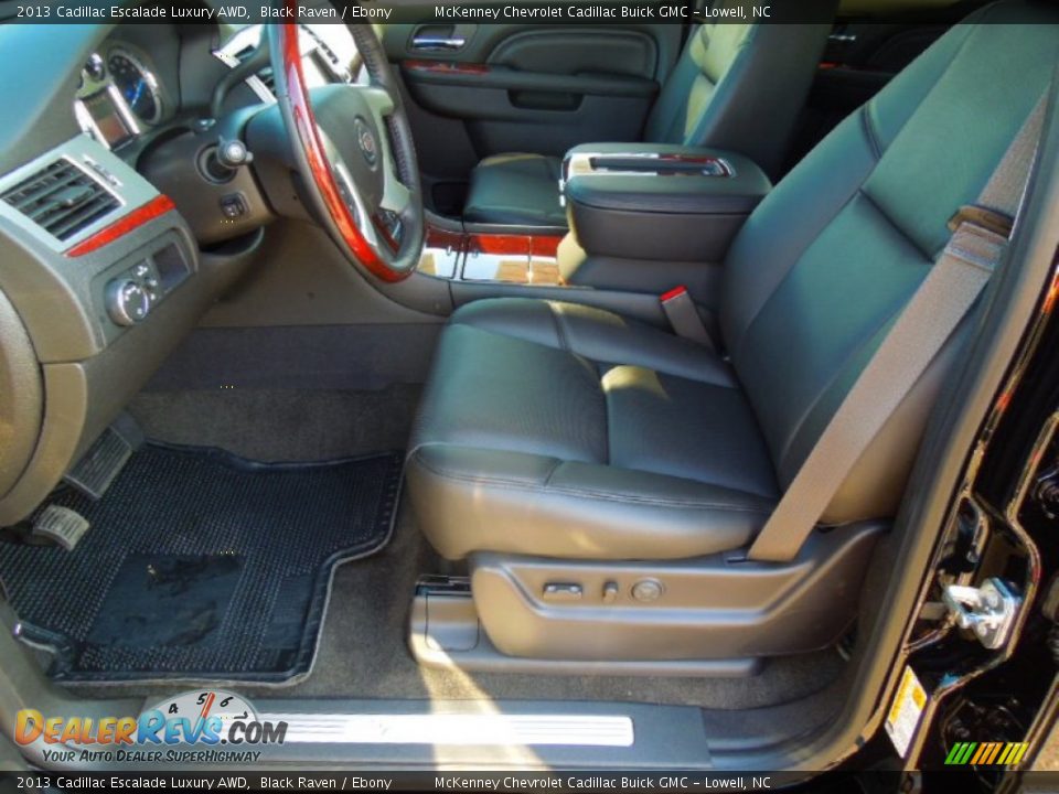 2013 Cadillac Escalade Luxury AWD Black Raven / Ebony Photo #8