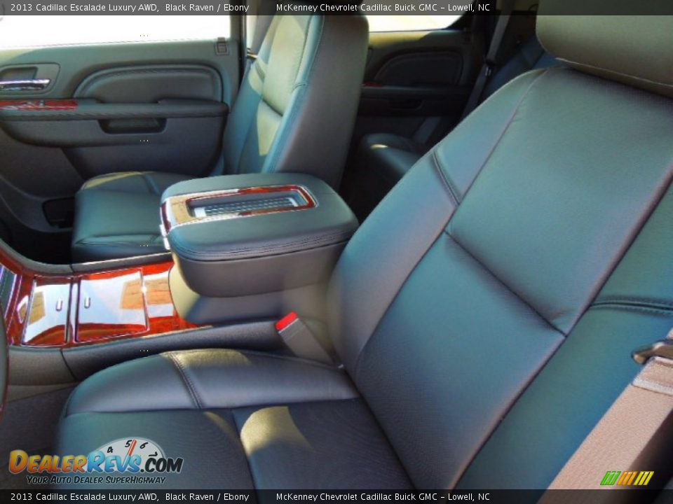 2013 Cadillac Escalade Luxury AWD Black Raven / Ebony Photo #9