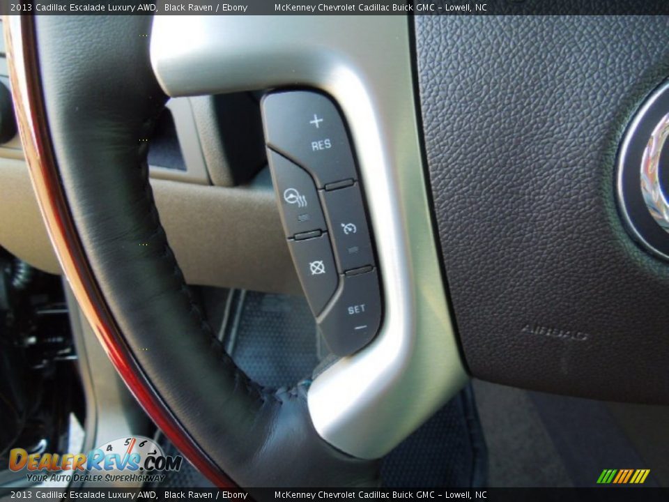 2013 Cadillac Escalade Luxury AWD Black Raven / Ebony Photo #16