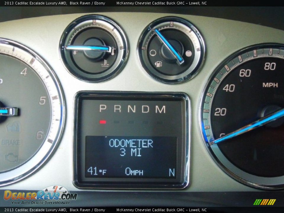 2013 Cadillac Escalade Luxury AWD Black Raven / Ebony Photo #17