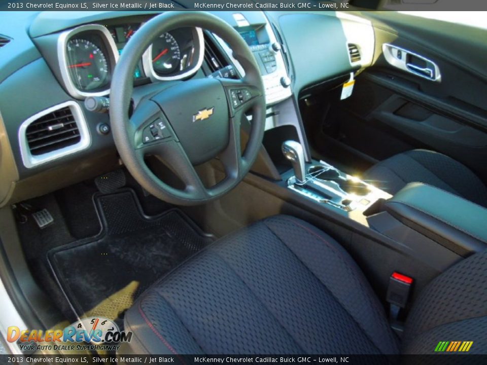 Jet Black Interior - 2013 Chevrolet Equinox LS Photo #26