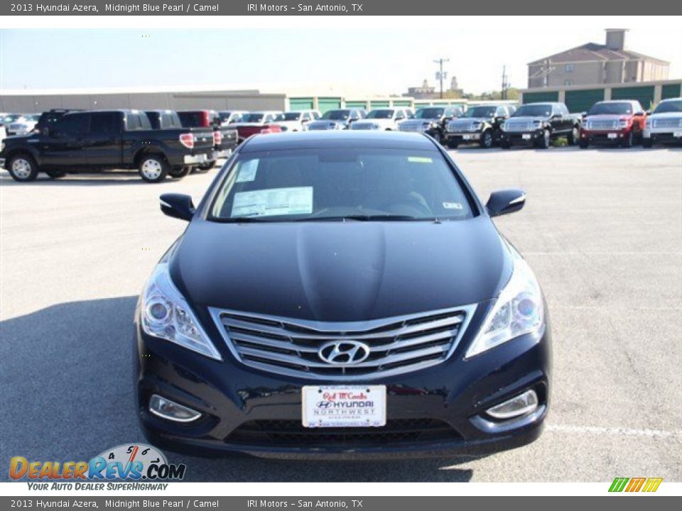 2013 Hyundai Azera Midnight Blue Pearl / Camel Photo #1