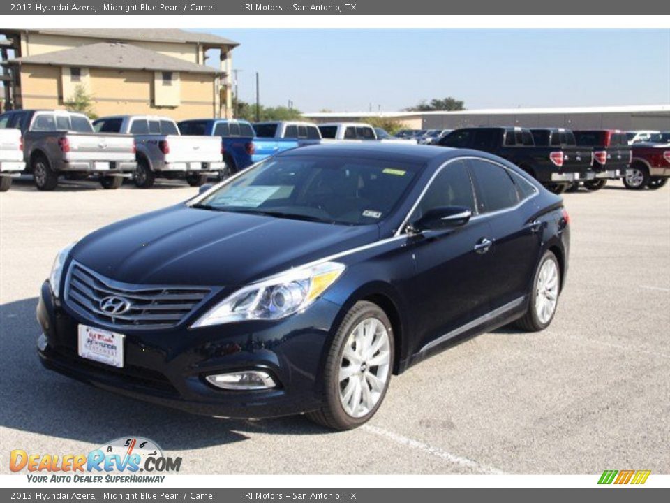 2013 Hyundai Azera Midnight Blue Pearl / Camel Photo #2