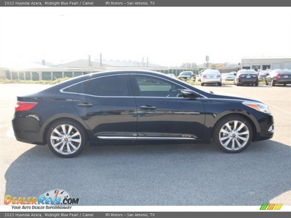 2013 Hyundai Azera Midnight Blue Pearl / Camel Photo #7