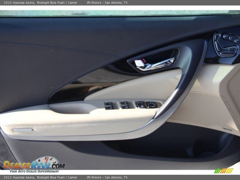 2013 Hyundai Azera Midnight Blue Pearl / Camel Photo #9