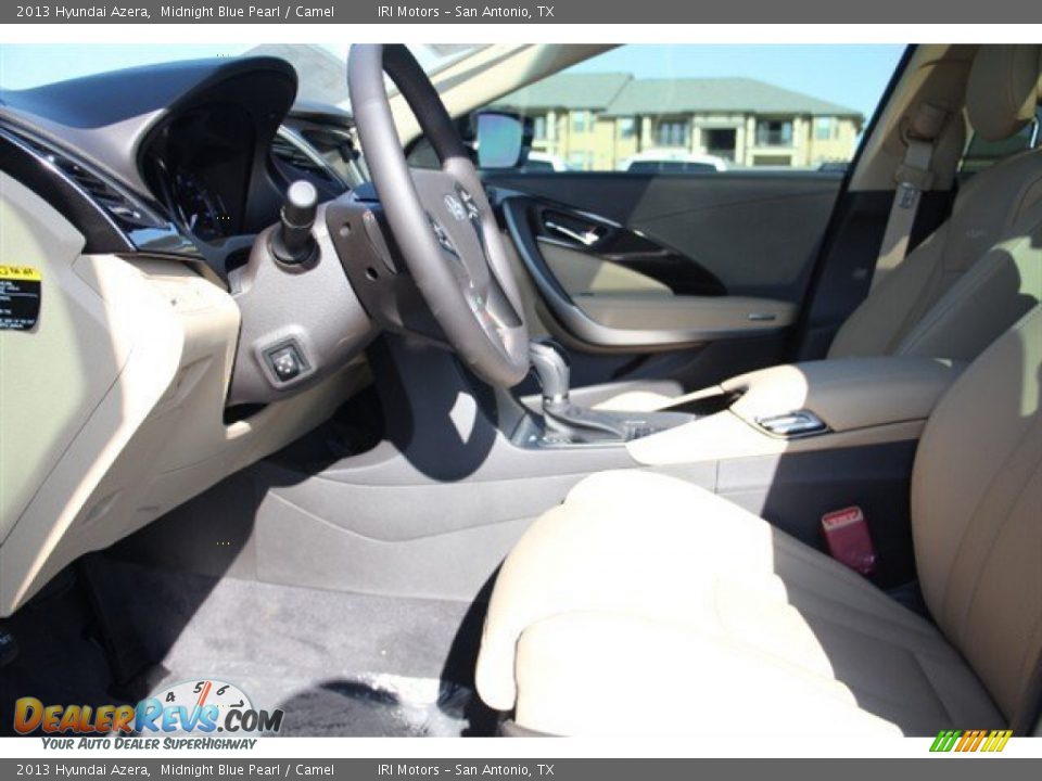 2013 Hyundai Azera Midnight Blue Pearl / Camel Photo #11