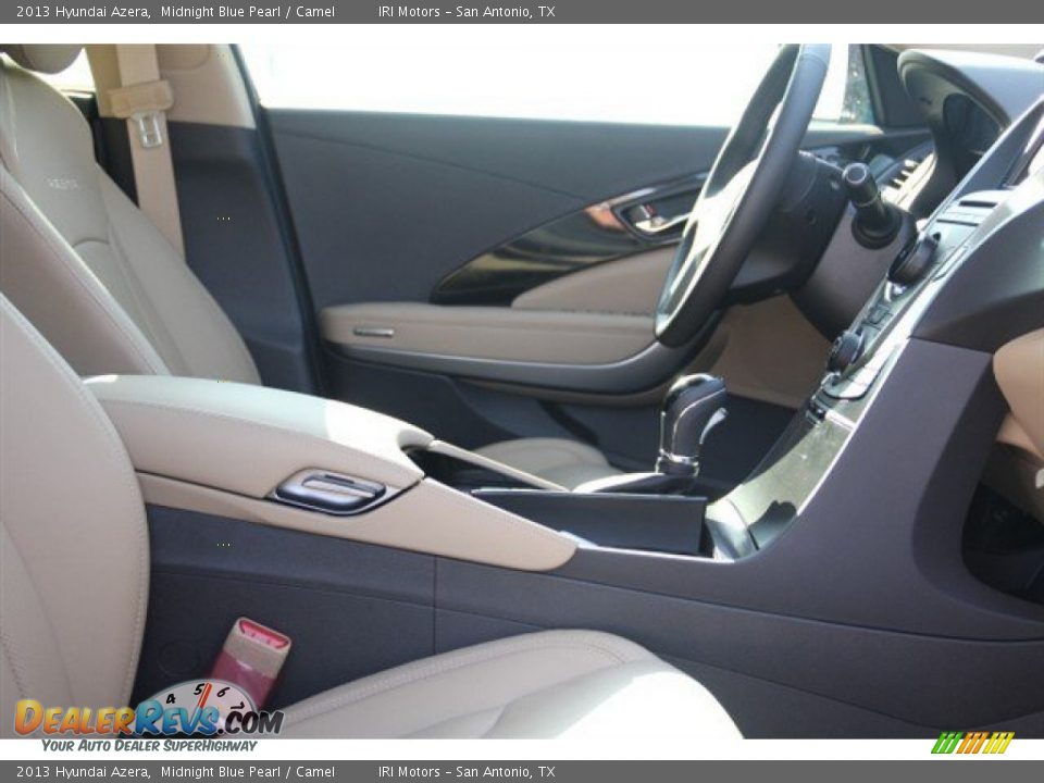 2013 Hyundai Azera Midnight Blue Pearl / Camel Photo #14