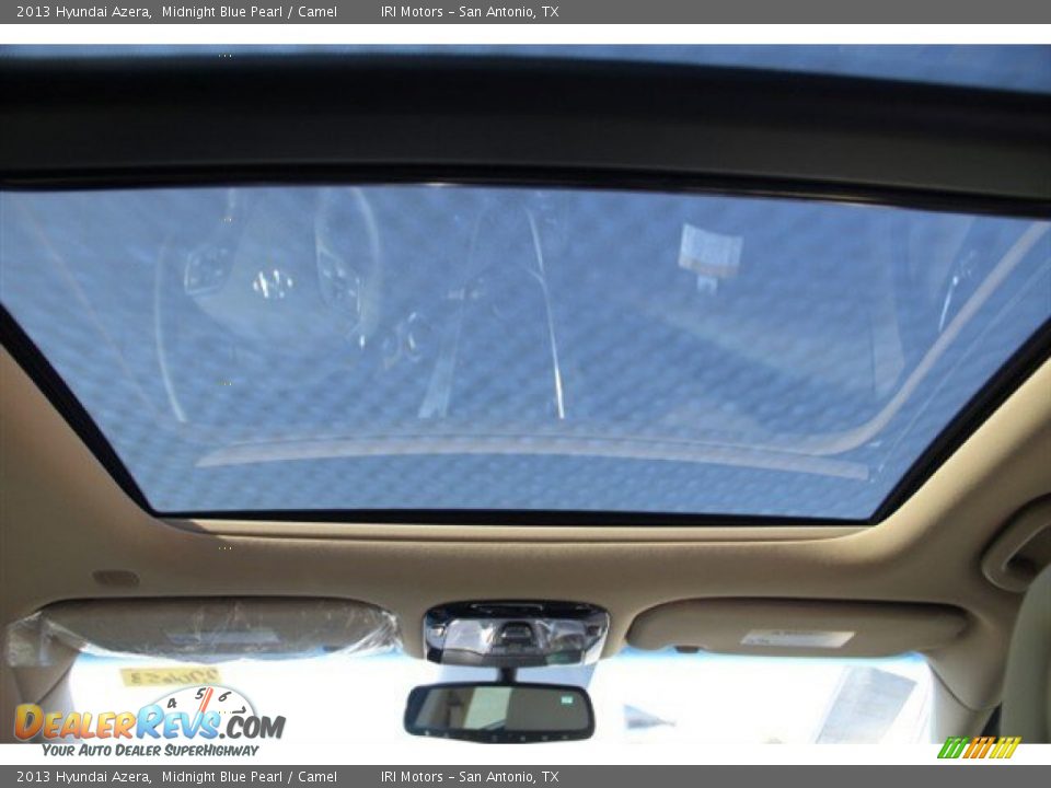 2013 Hyundai Azera Midnight Blue Pearl / Camel Photo #16