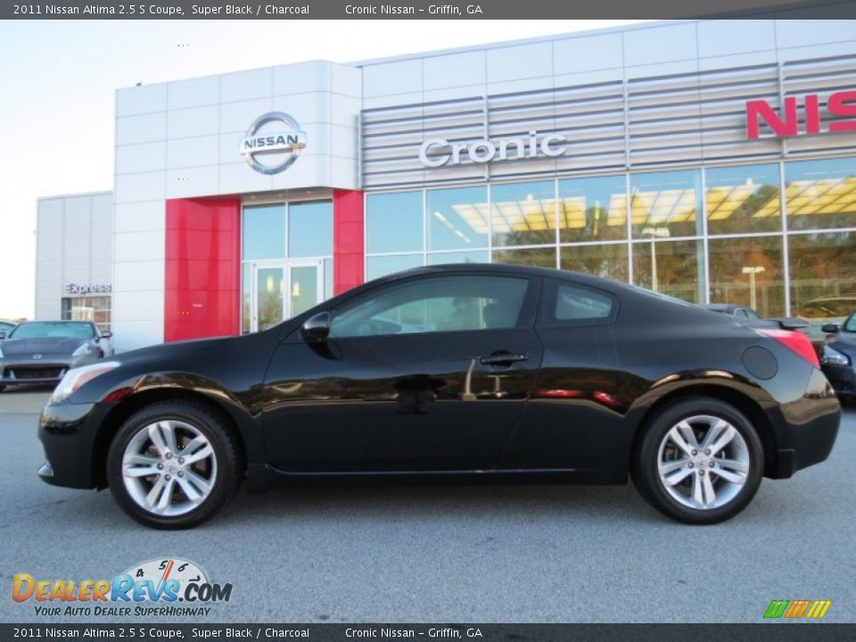 2011 Nissan Altima 2.5 S Coupe Super Black / Charcoal Photo #2