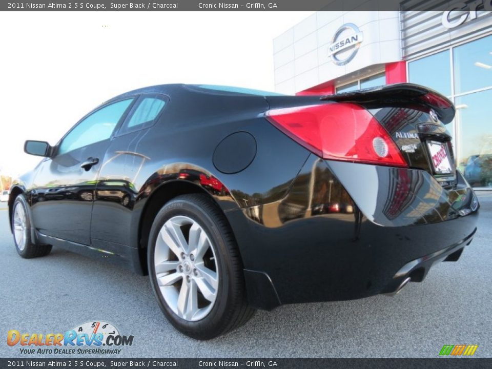 2011 Nissan Altima 2.5 S Coupe Super Black / Charcoal Photo #3