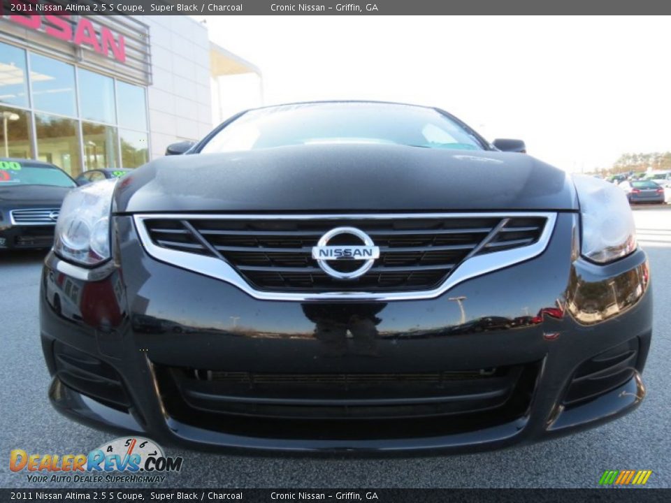 2011 Nissan Altima 2.5 S Coupe Super Black / Charcoal Photo #8