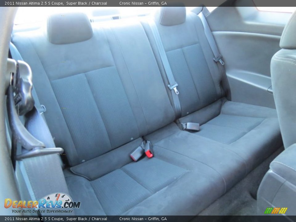 2011 Nissan Altima 2.5 S Coupe Super Black / Charcoal Photo #14