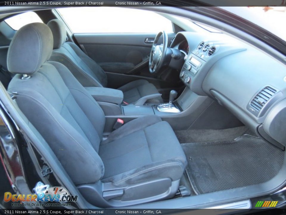 2011 Nissan Altima 2.5 S Coupe Super Black / Charcoal Photo #15