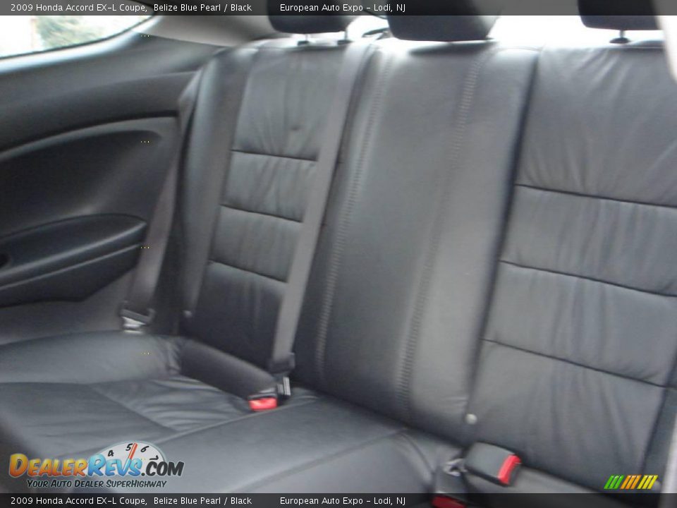 2009 Honda Accord EX-L Coupe Belize Blue Pearl / Black Photo #10
