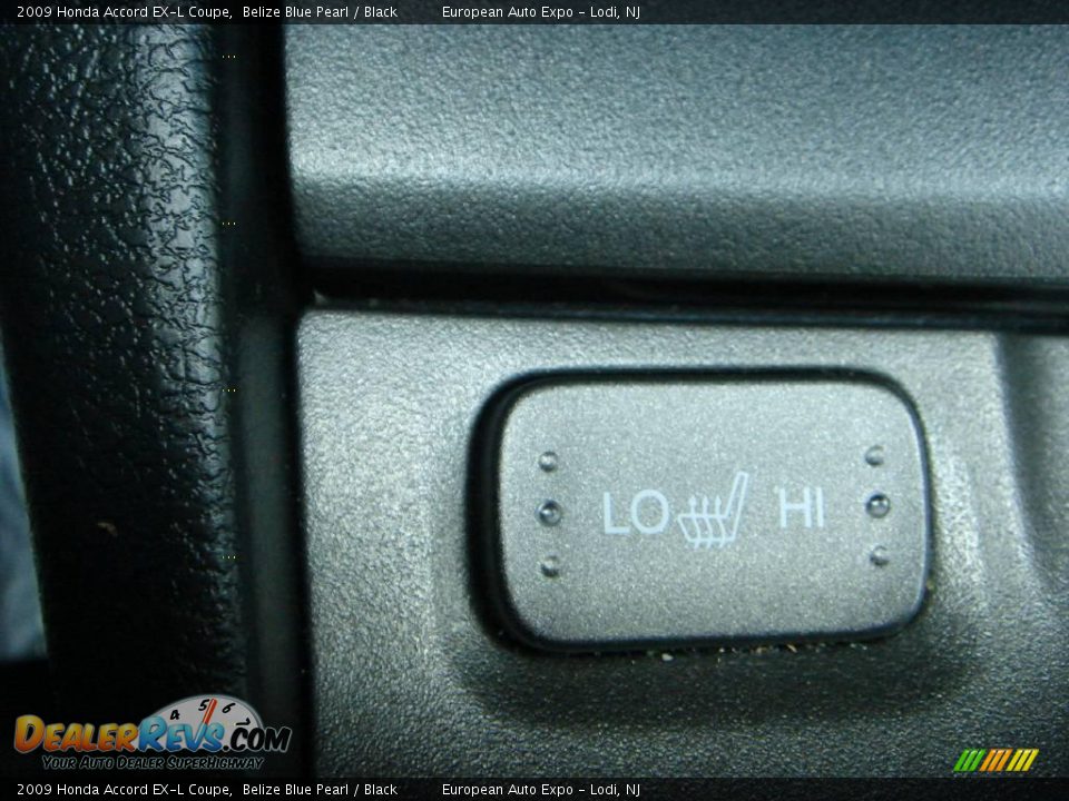 2009 Honda Accord EX-L Coupe Belize Blue Pearl / Black Photo #15