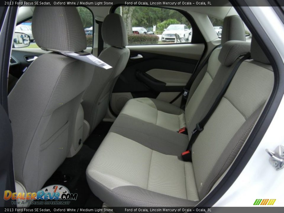 Rear Seat of 2013 Ford Focus SE Sedan Photo #6
