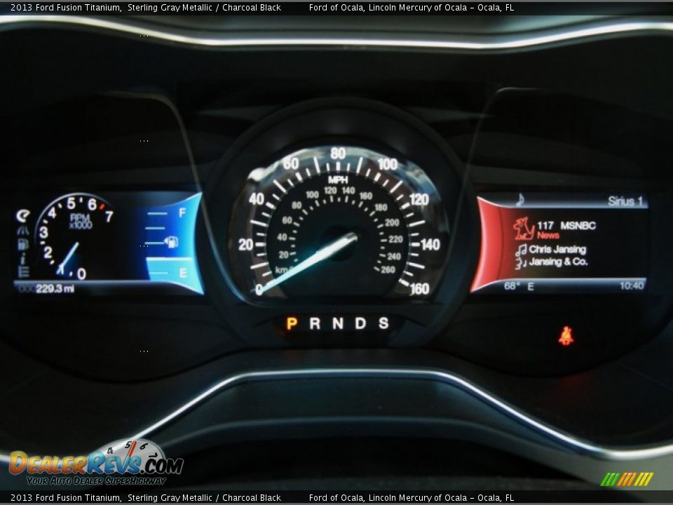 2013 Ford Fusion Titanium Gauges Photo #8