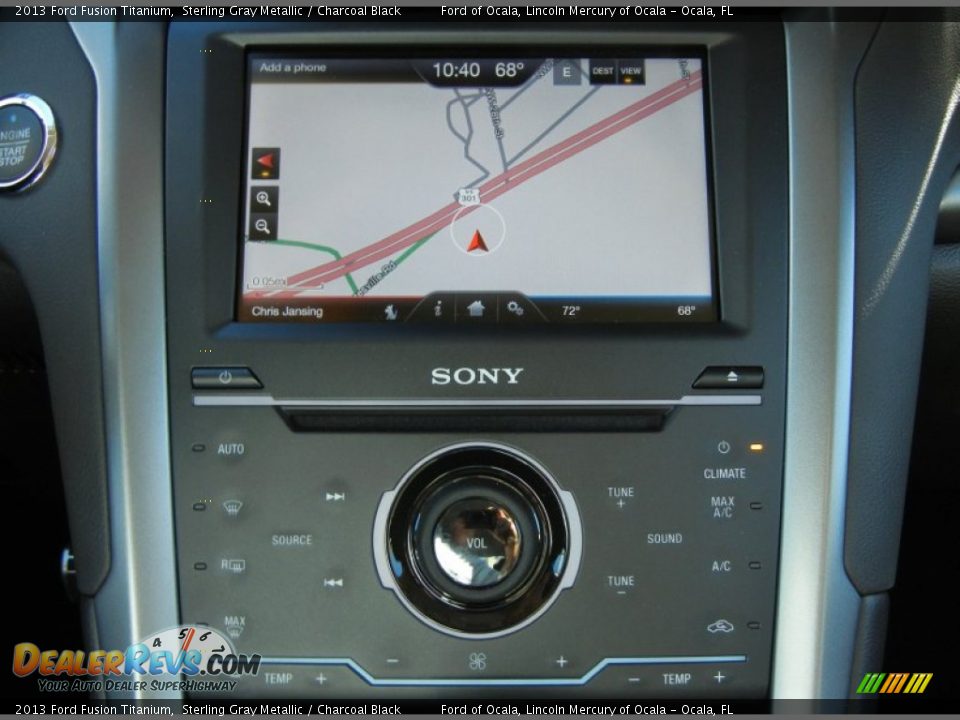 Navigation of 2013 Ford Fusion Titanium Photo #9