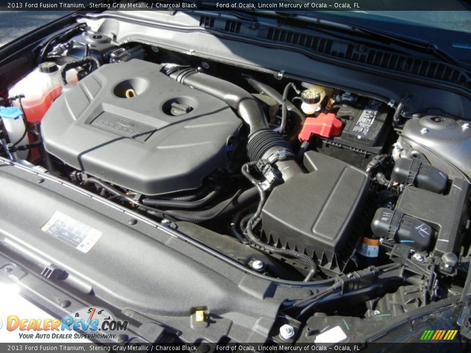 2013 Ford Fusion Titanium 2.0 Liter EcoBoost DI Turbocharged DOHC 16-Valve Ti-VCT 4 Cylinder Engine Photo #11