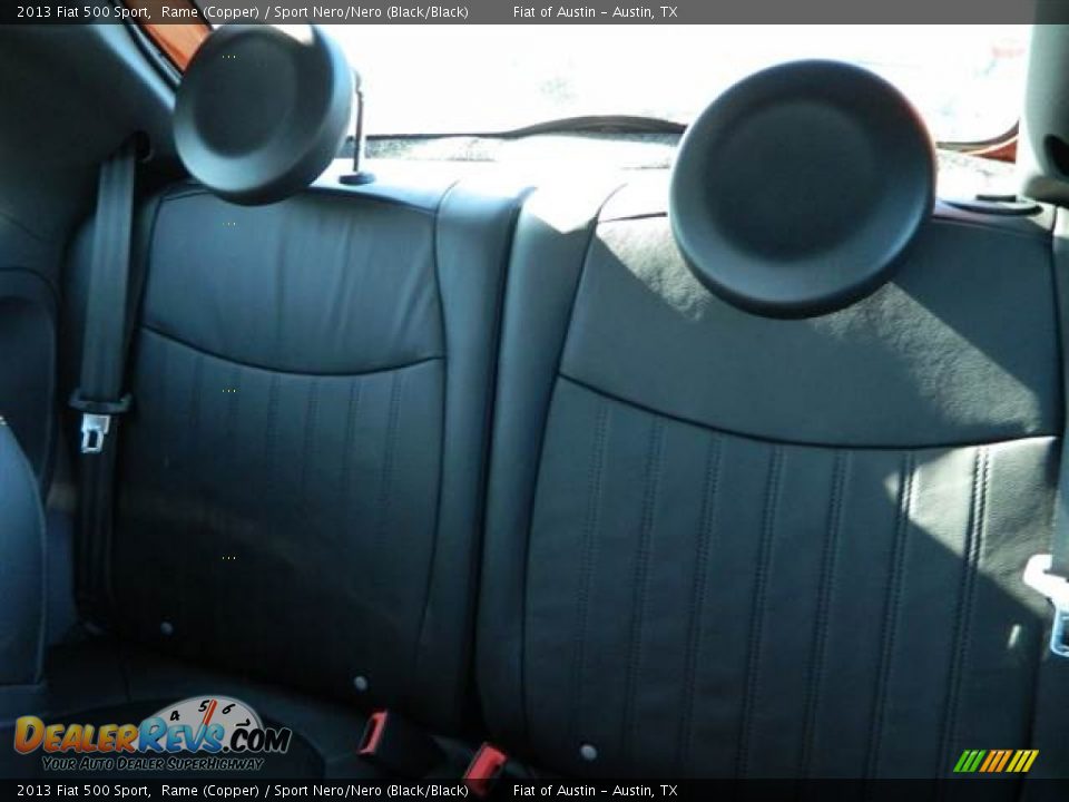 2013 Fiat 500 Sport Rame (Copper) / Sport Nero/Nero (Black/Black) Photo #6