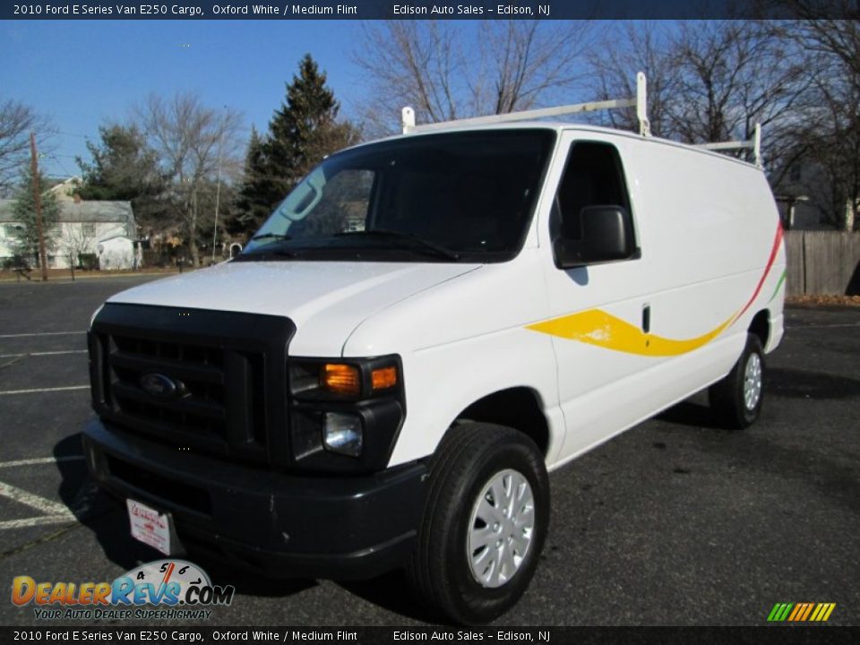 Front 3/4 View of 2010 Ford E Series Van E250 Cargo Photo #2