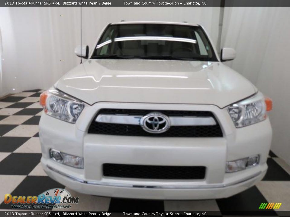 2013 Toyota 4Runner SR5 4x4 Blizzard White Pearl / Beige Photo #2