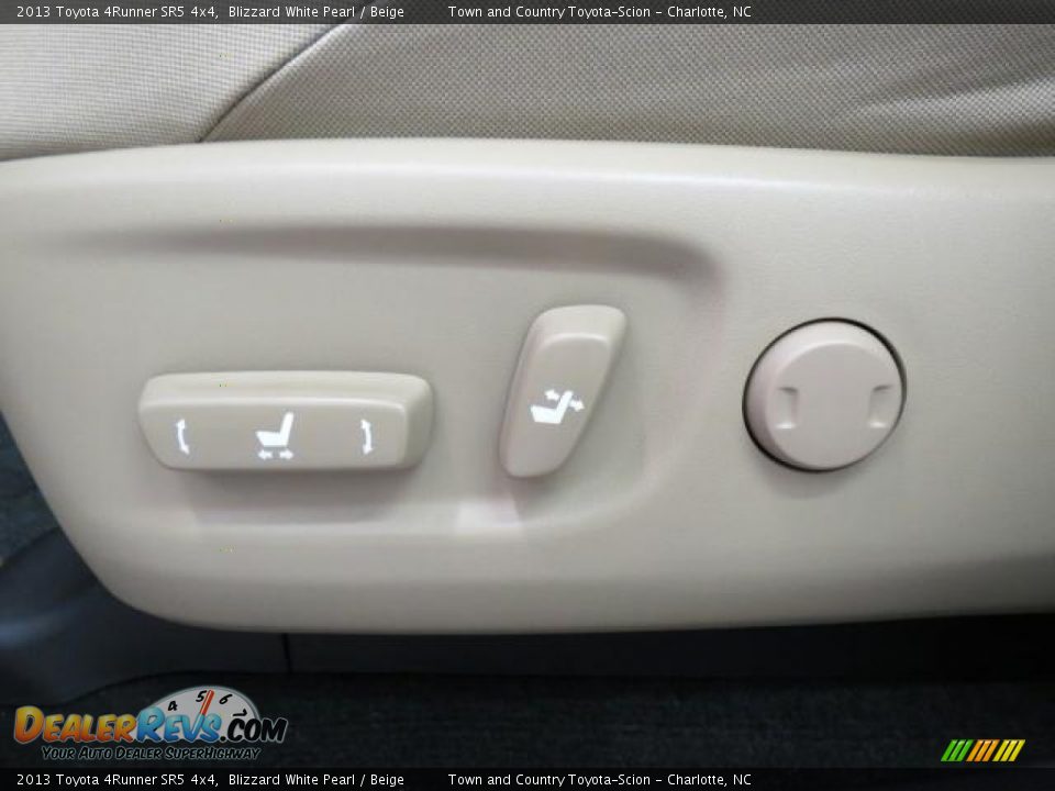 2013 Toyota 4Runner SR5 4x4 Blizzard White Pearl / Beige Photo #9