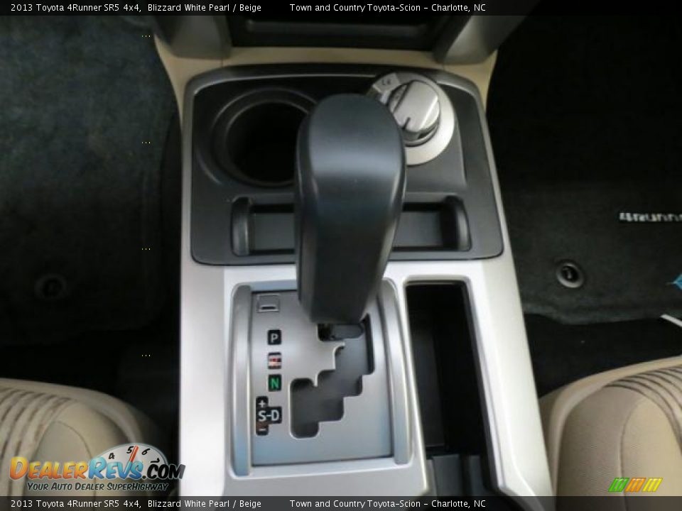 2013 Toyota 4Runner SR5 4x4 Blizzard White Pearl / Beige Photo #14