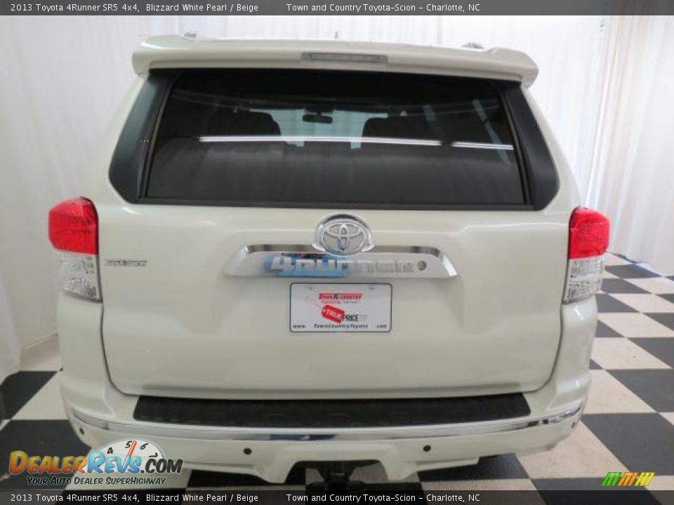 2013 Toyota 4Runner SR5 4x4 Blizzard White Pearl / Beige Photo #19