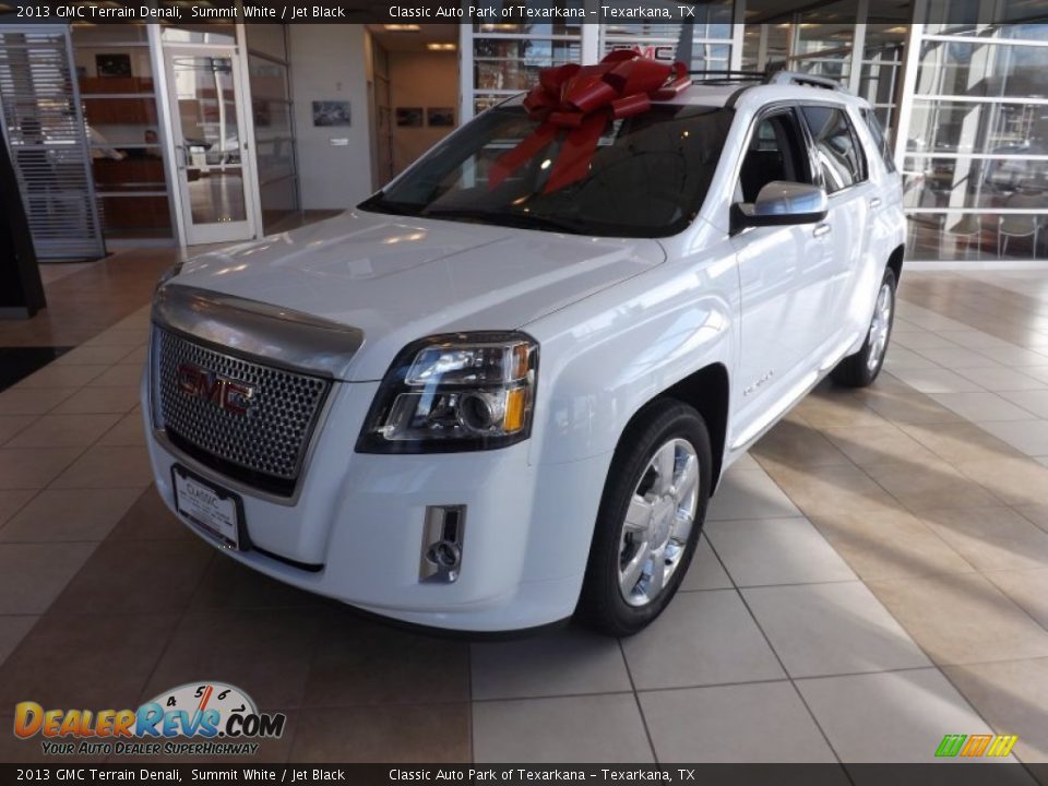 2013 GMC Terrain Denali Summit White / Jet Black Photo #1