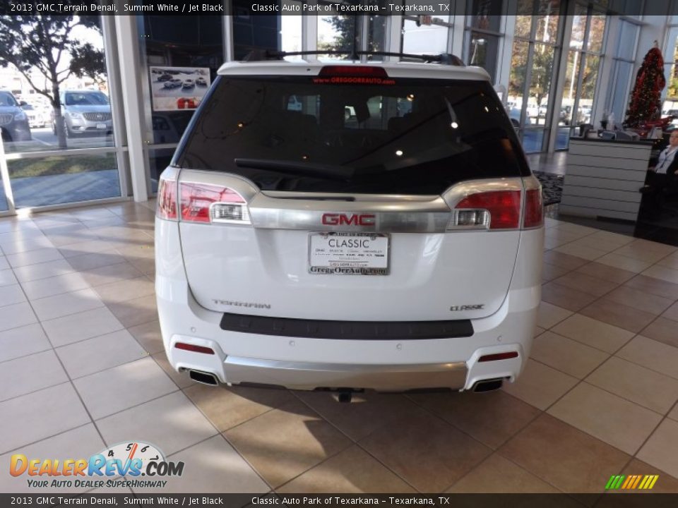 2013 GMC Terrain Denali Summit White / Jet Black Photo #4
