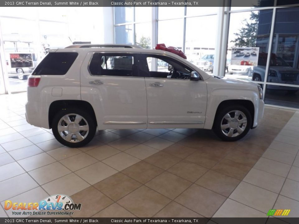 2013 GMC Terrain Denali Summit White / Jet Black Photo #6